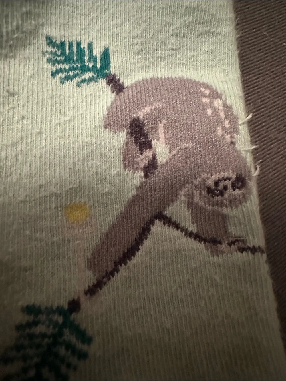 Mint Green Sloth Ankle Socks From Hot Sox Women’s
